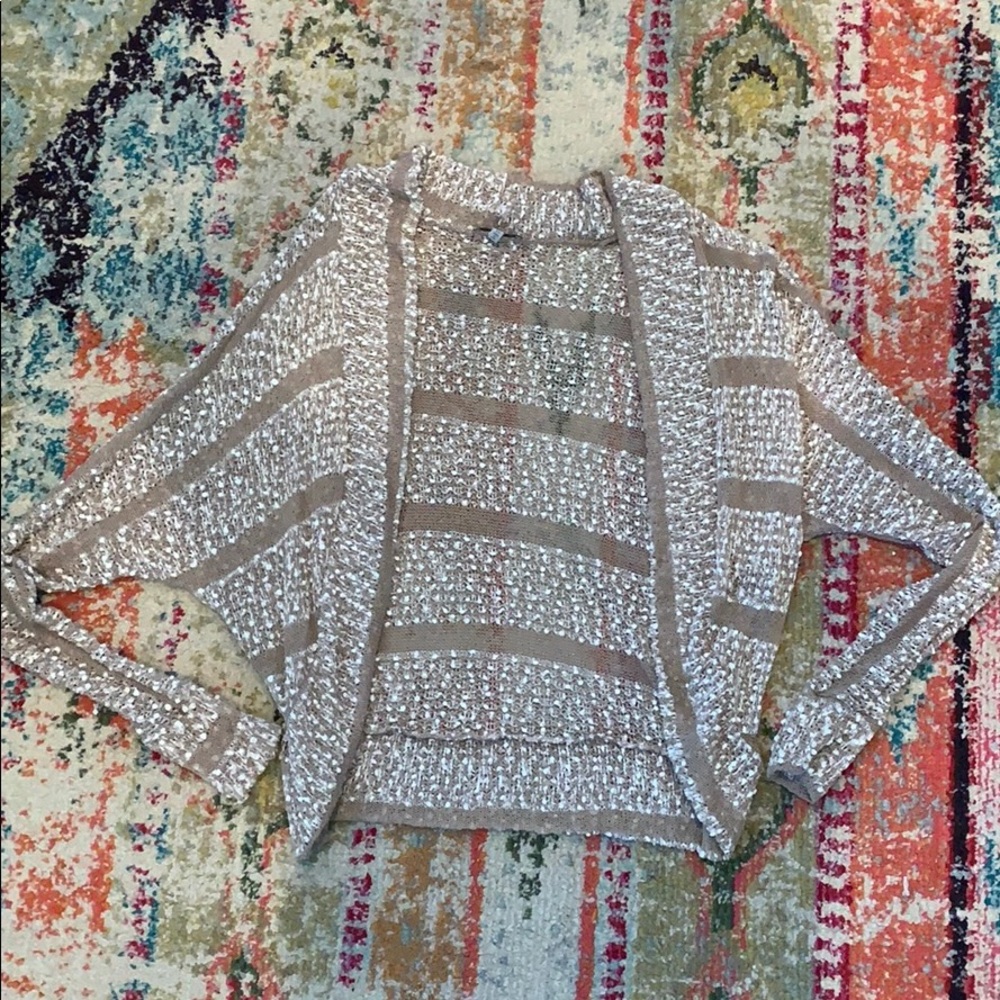 Lightweight sweater white beige